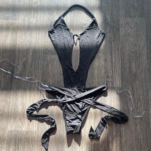 Black one piece